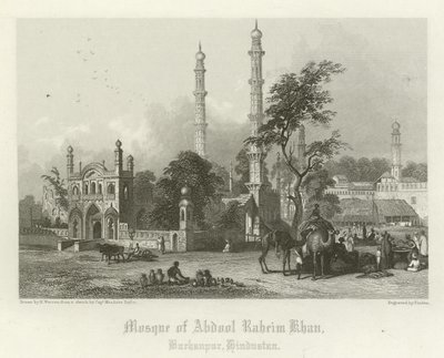 Mosque of Abdul Rahim Khan, Burhanpur, India by Henry Warren